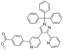 Methyl 4-(4-(3-(pyridin-2-yl)-1-trityl-1h-pyrazol-4-yl)pyridin-2-yl)benzoate Structure,452343-16-7Structure