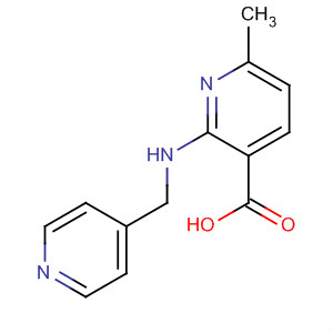 6-Methyl-2-[(pyridin-4-ylmethyl)amino]pyridine-3-carboxylic acid Structure,453561-10-9Structure