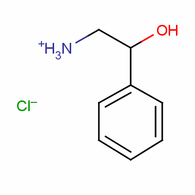 2-氨基-1-苯基乙醇盐酸盐结构式_4561-43-7结构式