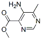 (9ci)-5-氨基-6-甲基-4-嘧啶羧酸甲酯结构式_458543-75-4结构式