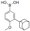 [4-Methoxy-3-(tricyclo[3.3.1.1(3,7)]dec-1-yl)phenyl]boronic acid Structure,459423-32-6Structure