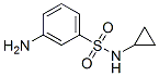 3-氨基-N-环丙基苯磺酰胺结构式_459434-39-0结构式