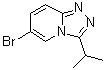6-溴-3-(1-甲基乙基)-1,2,4-噻唑并[4,3-a]吡啶结构式_459448-06-7结构式