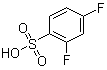 2,4-二氟-苯磺酸结构式_46020-63-7结构式