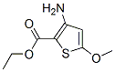 2-Thiophenecarboxylicacid,3-amino-5-methoxy-,ethylester(9ci) Structure,460355-90-2Structure