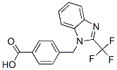 4-[[2-三氟甲基-1H-苯并咪唑-1-基]甲基]苯甲酸结构式_461665-33-8结构式