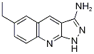 6-Ethyl-1H-pyrazolo[3,4-b]quinolin-3-ylamine Structure,462067-01-2Structure
