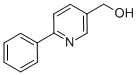 (6-苯基-3-吡啶)甲醇结构式_4634-09-7结构式