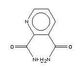 吡啶-2,3-二甲酰胺结构式_4663-94-9结构式