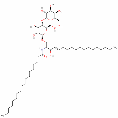 乳酰基-N-脂酰基鞘氨醇(牛)结构式_4682-48-8结构式