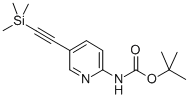 (5-Trimethylsilanylethynyl-pyridin-2-yl)-carbamic acid tert-butyl ester Structure,470463-41-3Structure