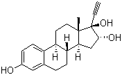 17-乙炔基雌三醇结构式_4717-40-2结构式