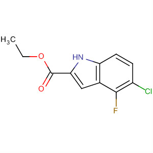 Ethyl 5-chloro-4-fluoro-1h-indole-2-carboxylate Structure,473257-61-3Structure