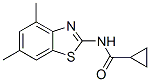 (9ci)-n-(4,6-二甲基-2-苯并噻唑)-环丙烷羧酰胺结构式_476278-59-8结构式