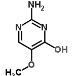 2-氨基-5-甲氧基嘧啶-4(1h)-酮结构式_4763-35-3结构式