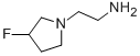 3-氟-(9ci)-1-吡咯烷乙胺结构式_477577-18-7结构式