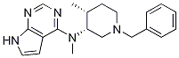 (3R,4R)-(1-苄基-4-甲基-哌啶-3-基)-甲基-(7H-吡咯并[2,3-d]嘧啶-4-基)-胺结构式_477600-73-0结构式