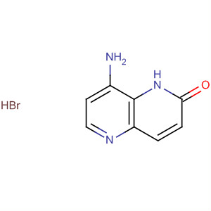 8-氨基-1,5-萘啶-2(1h)-酮氢溴酸结构式_477788-08-2结构式