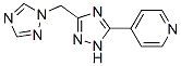 4-[5-(1H-1,2,4-Triazol-1-ylmethyl)-1H-1,2,4-triazol-3-yl]pyridine Structure,477852-54-3Structure