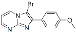 3-bromo-2-(4-methoxy-phenyl)-imidazo[1,2-a]pyrimidine Structure,478043-89-9Structure