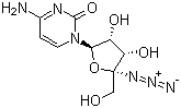 4-叠氮基胞苷结构式_478182-28-4结构式