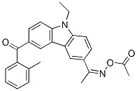 1-[9-乙基-6-(2-甲基苯甲酰基)-9H-咔唑-3-基]-乙酮 1-(O-乙酰肟)结构式_478556-66-0结构式