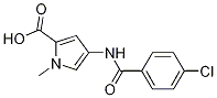 4-(4-Chlorobenzoylamino)-1-methyl-1H-pyrrole-2-carboxylic acid Structure,478804-04-5Structure