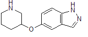 5-(3-哌啶基氧基)-1H-吲唑结构式_478831-60-6结构式