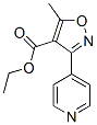 (9ci)-5-甲基-3-(4-吡啶)-4-异噁唑羧酸乙酯结构式_479077-33-3结构式