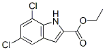 5,7-Dichloro-1H-indole-2-carboxylic acid ethyl ester Structure,4792-70-5Structure