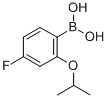 4-Fluoro-2-isopropoxyphenylboronic acid Structure,480438-59-3Structure