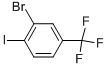 2-Bromo-1-iodo-4-trifluoromethyl-benzene Structure,481075-58-5Structure