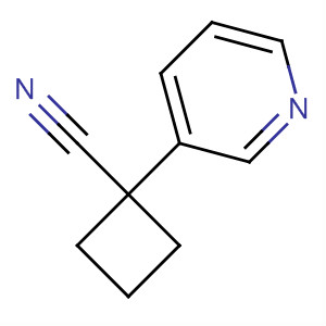 1-(3-吡啶)环丁烷甲腈结构式_485828-50-0结构式