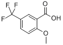 2-Methoxy-5-(trifluoromethyl)benzoic acid Structure,4864-01-1Structure