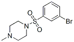 Piperazine, 1-[(3-bromophenyl)sulfonyl]-4-methyl- Structure,486422-19-9Structure