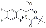 (R)-N-叔丁氧羰基-2,4,5-三氟苯胺甲酯结构式_486460-08-6结构式