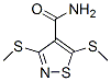 3,5-Di(methylthio)isothiazole-4-carboxamide Structure,4886-14-0Structure