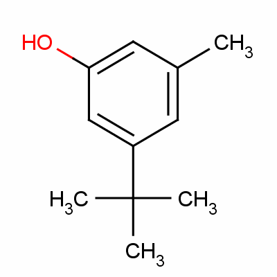 5-叔丁基对甲酚结构式_4892-31-3结构式