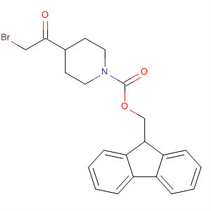 (9H-fluoren-9-yl)methyl 4-(bromoacetyl)piperidine-1-carboxylate Structure,489458-36-8Structure