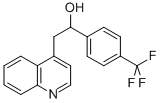 2-喹啉-4-基-1-(4-三氟甲基苯基)乙醇结构式_493024-38-7结构式