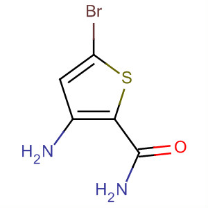 3-氨基-5-溴噻吩-2-羧酰胺结构式_494833-79-3结构式