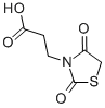 3-(2,4-Dioxo-thiazolidin-3-yl)-propionic acid Structure,49629-36-9Structure