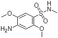 4-Amino-2,5-dimethoxy-N-methylbenzenesulphonamide Structure,49701-24-8Structure