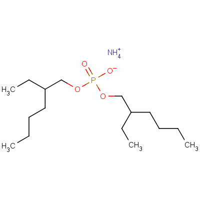 二(2-乙基己基)磷酸酯铵盐结构式_4971-47-5结构式