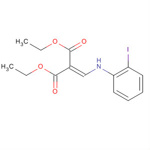 2-((2-碘苯基氨基)亚甲基)丙二酸二乙酯结构式_49713-38-4结构式