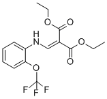 Diethyl 2-(trifluoromethoxy)phenylamino-n-methylene malonate Structure,49713-41-9Structure