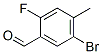 Benzaldehyde, 5-bromo-2-fluoro-4-methyl- Structure,497224-12-1Structure