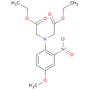 N-(2-乙氧基-2-氧代乙基)-N-(4-甲氧基-2-硝基苯基)甘氨酸乙酯结构式_497969-00-3结构式