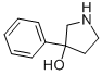 3-苯基吡咯烷-3-醇结构式_49798-31-4结构式