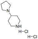 4-(1-吡咯烷)哌啶双盐酸盐结构式_4983-39-5结构式